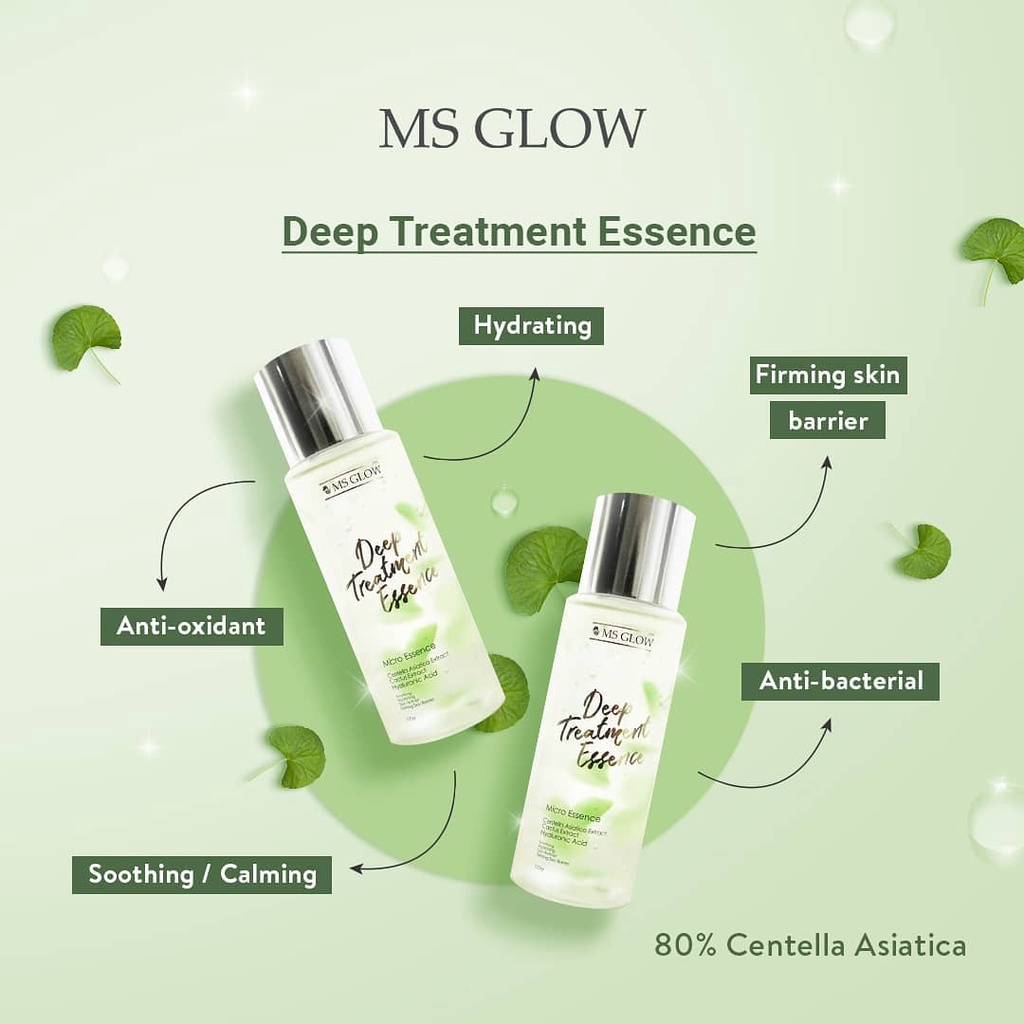 MS Glow Deep Treatment Essence Rumah Cantik 354 Essence yang dapat Memperbaiki Skin Barrier dan Melembabkan Kulit Wajah