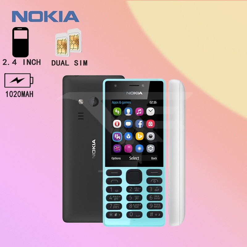 TRE Nokia 216 Mobile Phone dual SIM HP murah jadul Garansi Toko