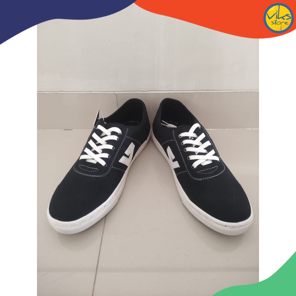 Sepatu Sneakers Casual Pria Wanita  Sepatu Kasual Formal Sport Santai Tali Warna Hitam Fashion Alas Kaki Pria Wanita Laki Laki Cowok Cewek Kuzatura Kanvas Original