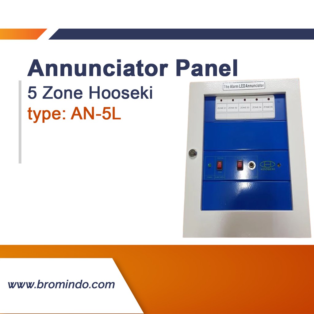 Hooseki Annunciator Panel 5 Zone