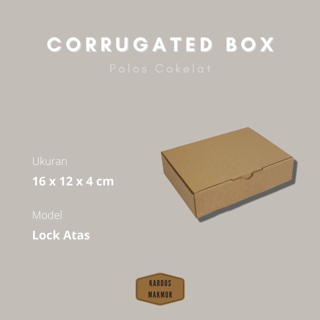 

uk 16x12x4cm , model kunci atas, kotak kardus / karton pizza die cut