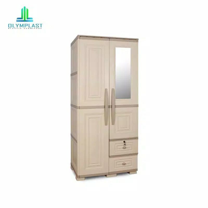 Lemari Plastik Olymplast Modern 2 pintu