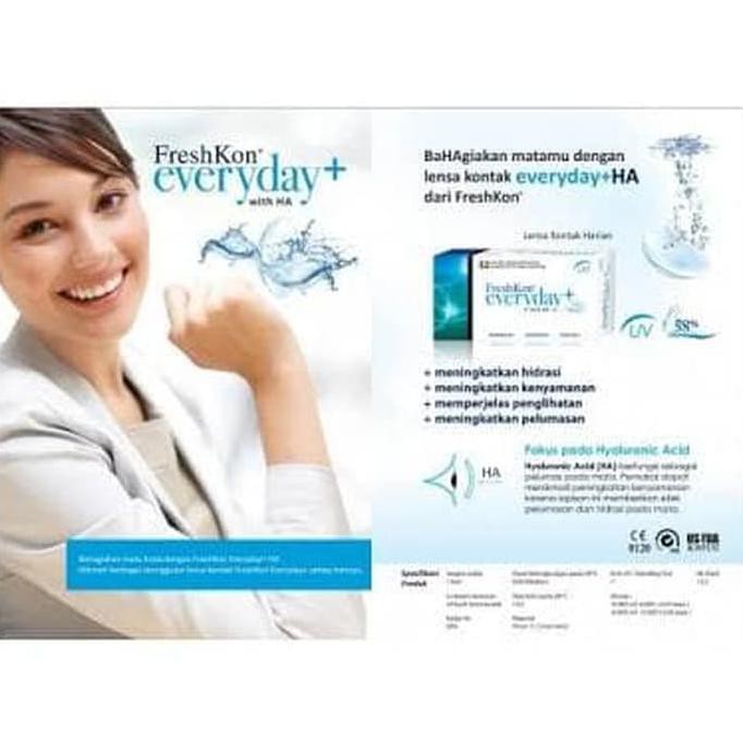 

Pm57458- Softlens Bening Harian Freshkon Clear Everyday One Day Daily Sensitif F67R8Its