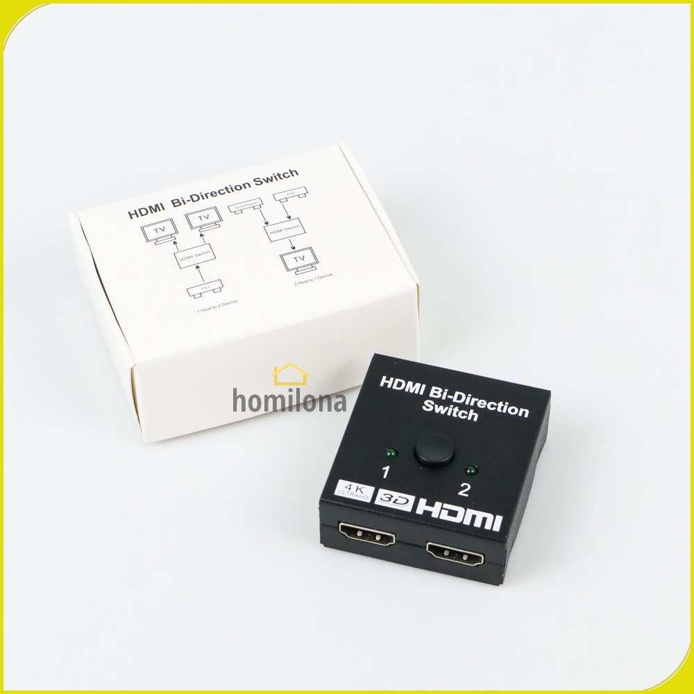 HDMI Bi-Directional 2x1 Switch 3D 1.4V - Robotsky ACDG0 - Black