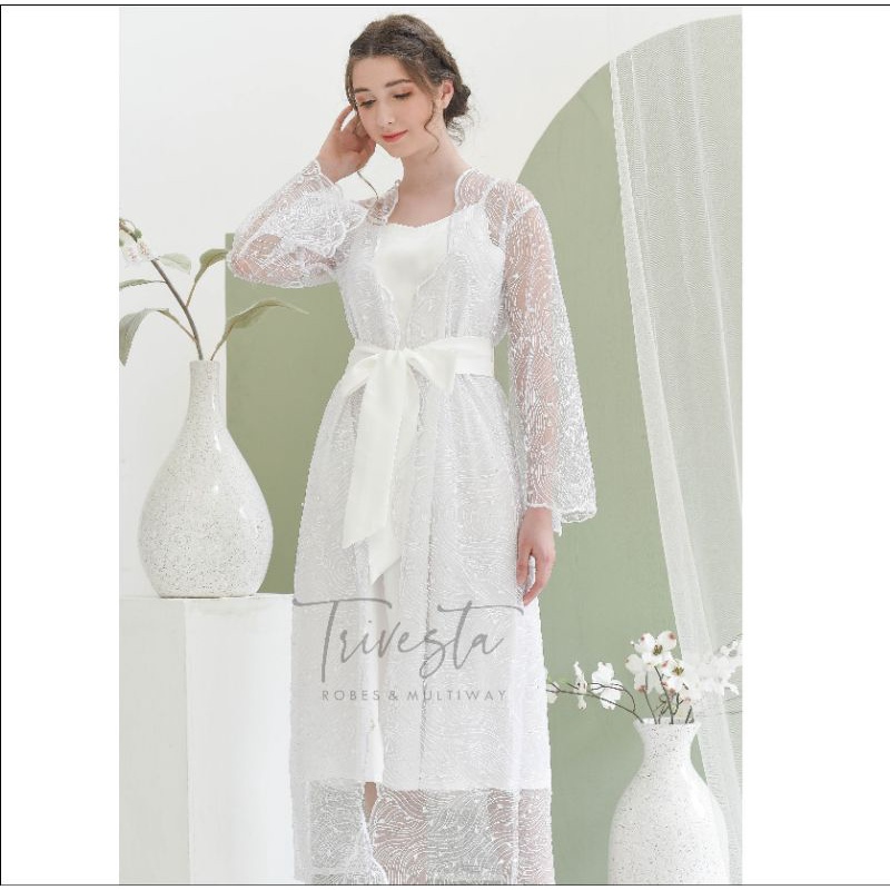 Maylea Robe - Signature Collection - KIMONO ROBE PENGANTIN / BRIDESMAID