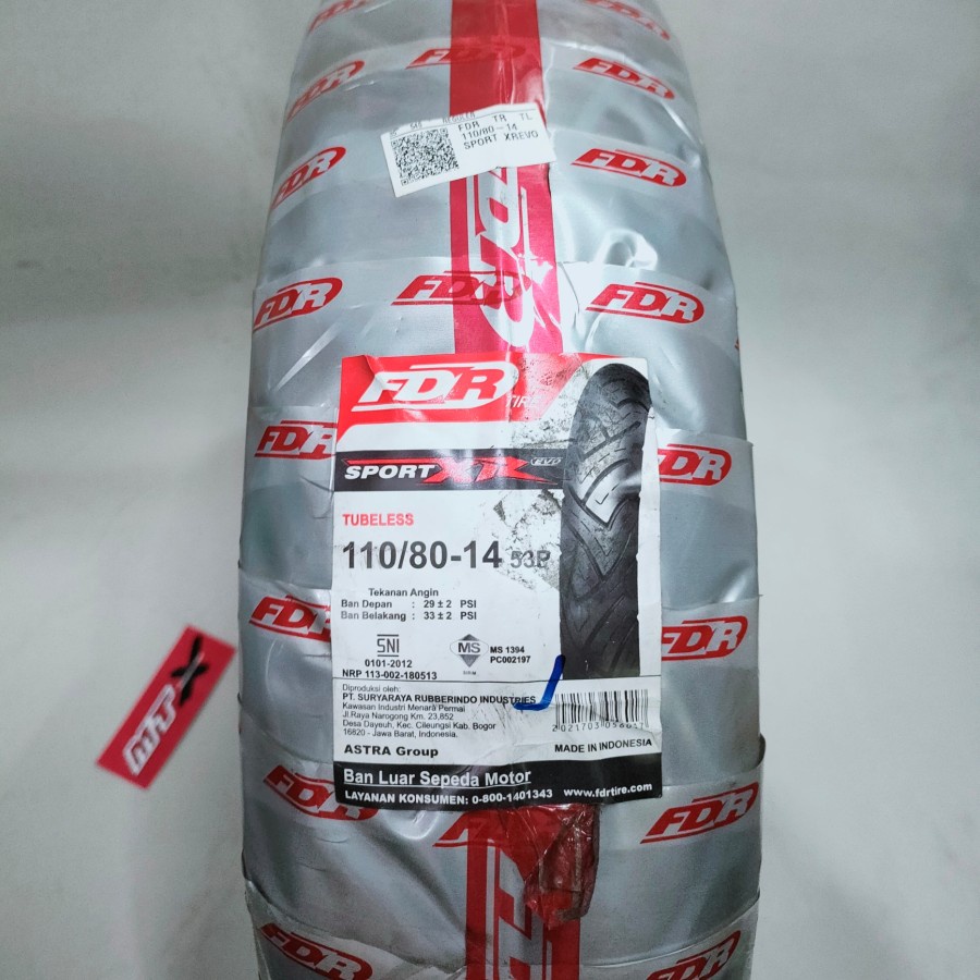 BAN FDR 110/80-14 SPORT XR