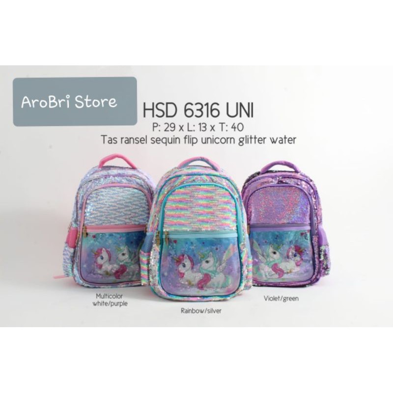 Tas Ransel anak sequin HSD 6316#