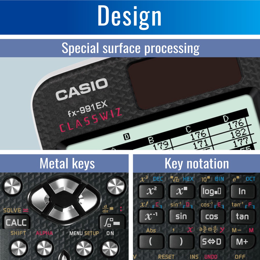 

Terlaris ✨ - CASIO FX-991EX - Kalkulator Sekolah/Kuliah - Internasional - Classwiz - 552 fungsi3.1.23