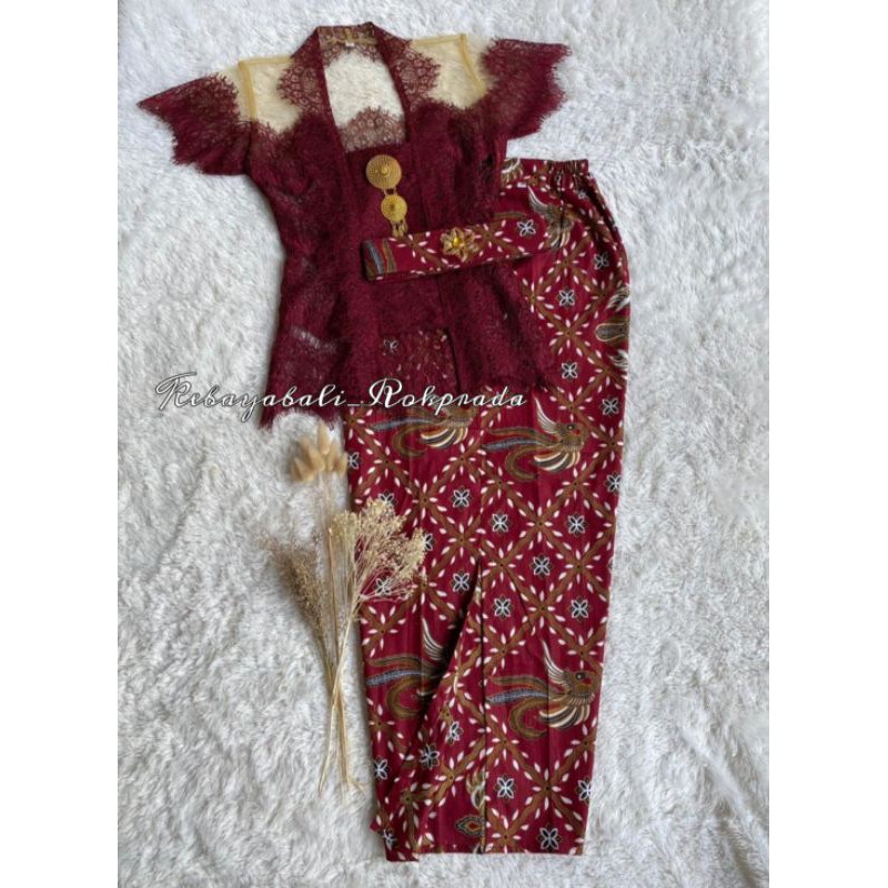 SATU SET KEBAYA KUTU BARU MODIFIKASI KEBAYA BALI KEBAYA MODERN