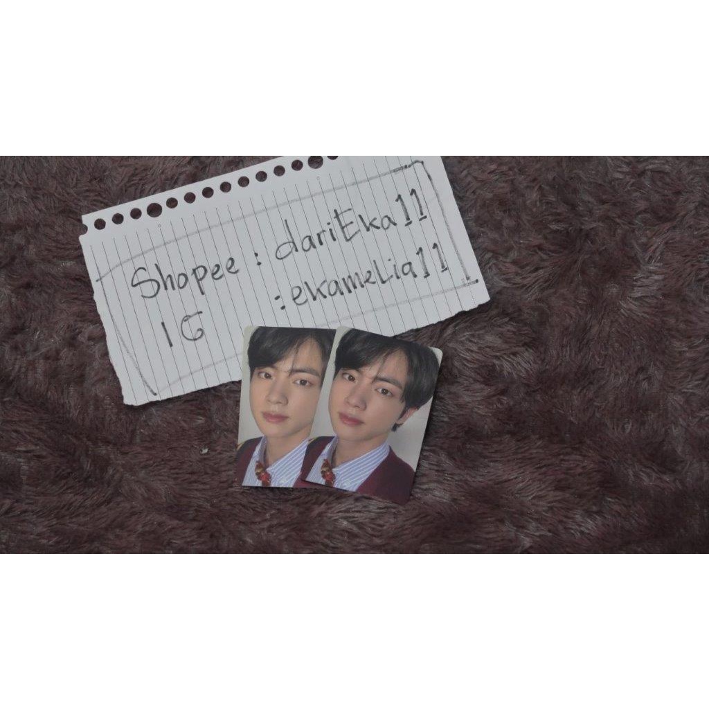 JIN BTS PHOTOCARD OFFICIAL