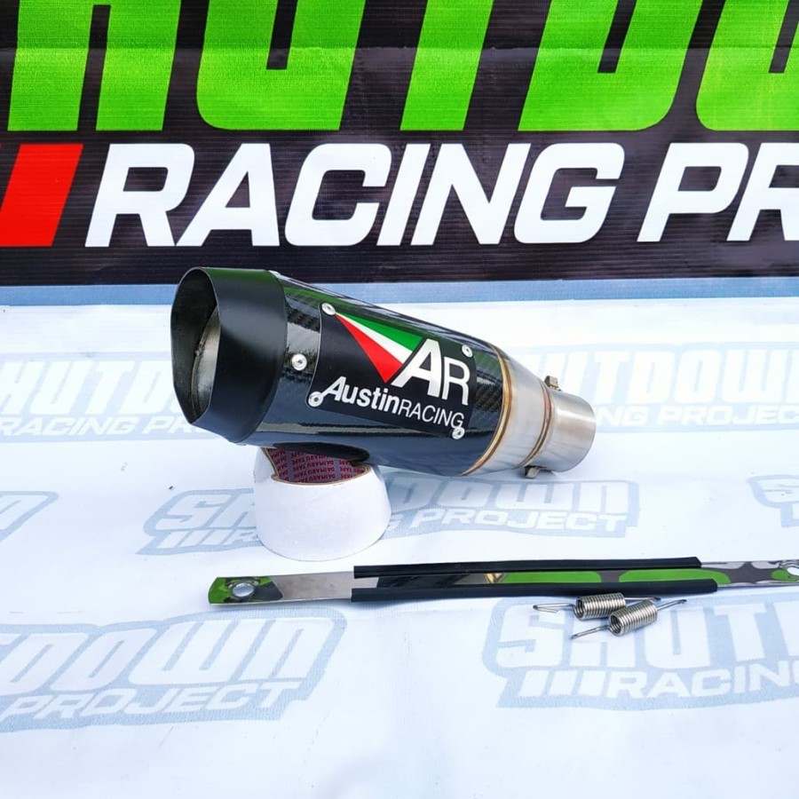 Silincer Knalpot AUSTIN RACING GP 1RR Stainless Murah
