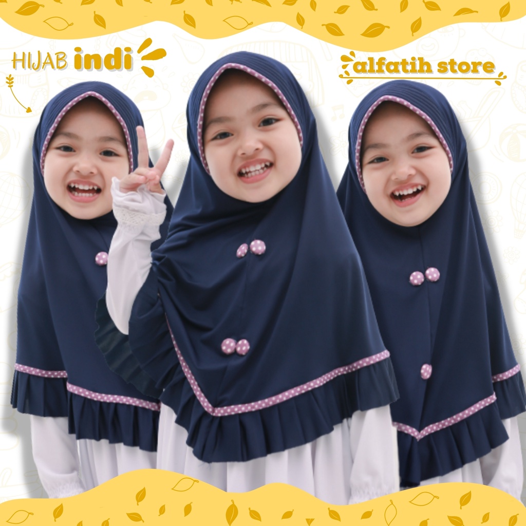 hijab anak indi 3-7tahun Jilbab anak bagus lucu murah hijab anak tanggung kerudung anak termurah hijab jersey Jilbab Anak Arini hijab anak terlaris