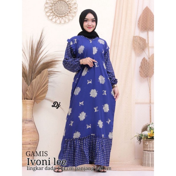 gamis rayon ivoni lee