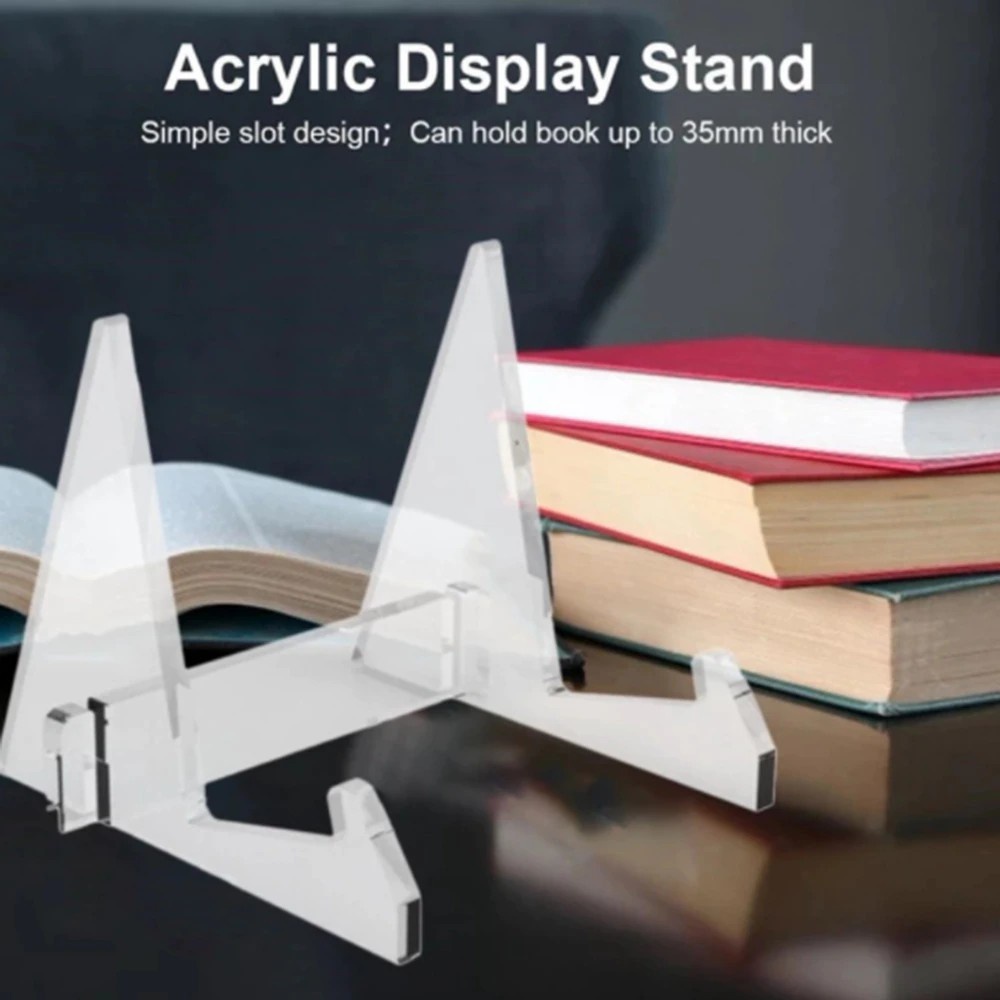 [Acrylic Display] Penyangga Buku Akrilik | Stand Buku Akrilik | Holder Buku Murah