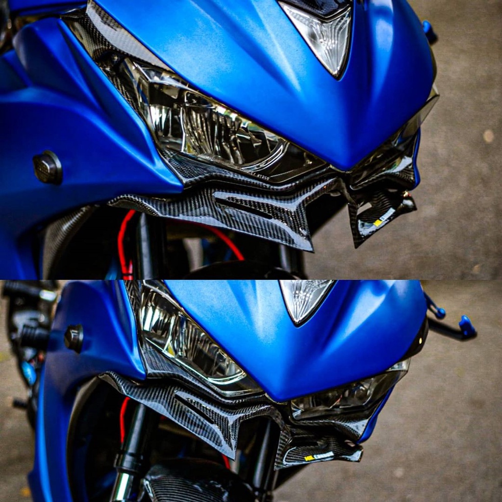 WINGLET CBR LOKAL K45 WINGLET KARBON KEVLAR K45A VISOR CBR LOKAL  ASLI BUKAN WTP