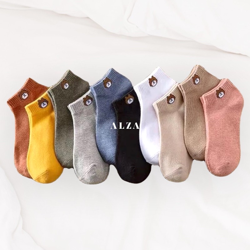 Kaos Kaki Pendek Semata Kaki Ankle Socks Pria Wanita Z01