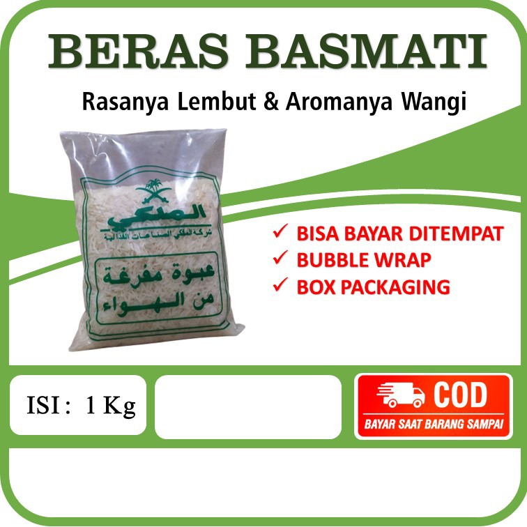 

Beras Basmati Arab Premium 1Kg Nasi Kebuli