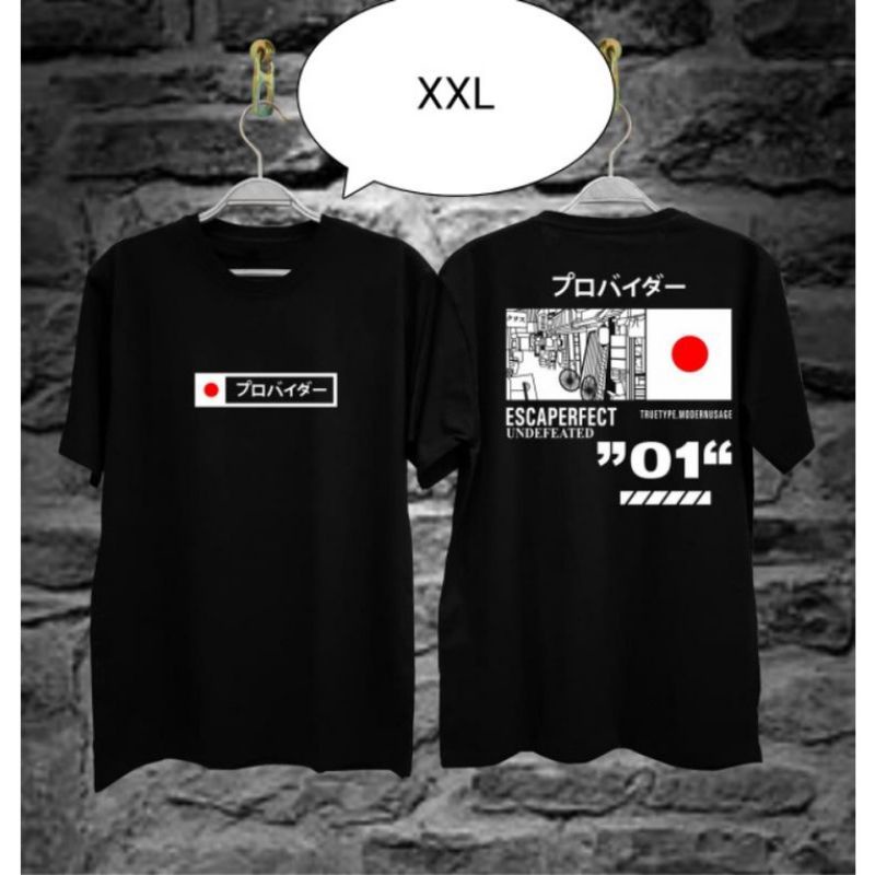 KAOS TSHIRT JEPANG JAPAN / BAJU SAMURAI DISTRO KATUN COMBED 30S