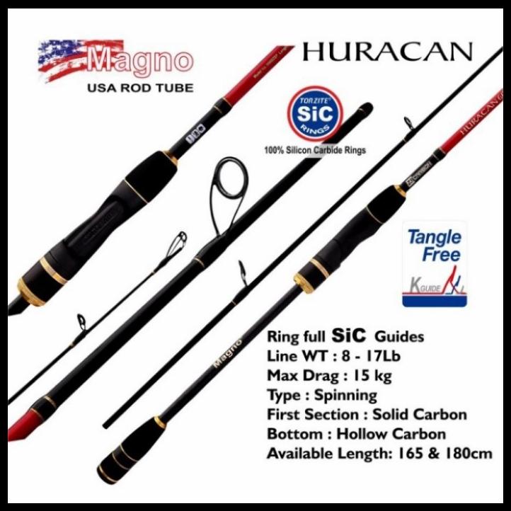 Joran Pancing Galatama 165Cm Magno Huracan Carbon Solid