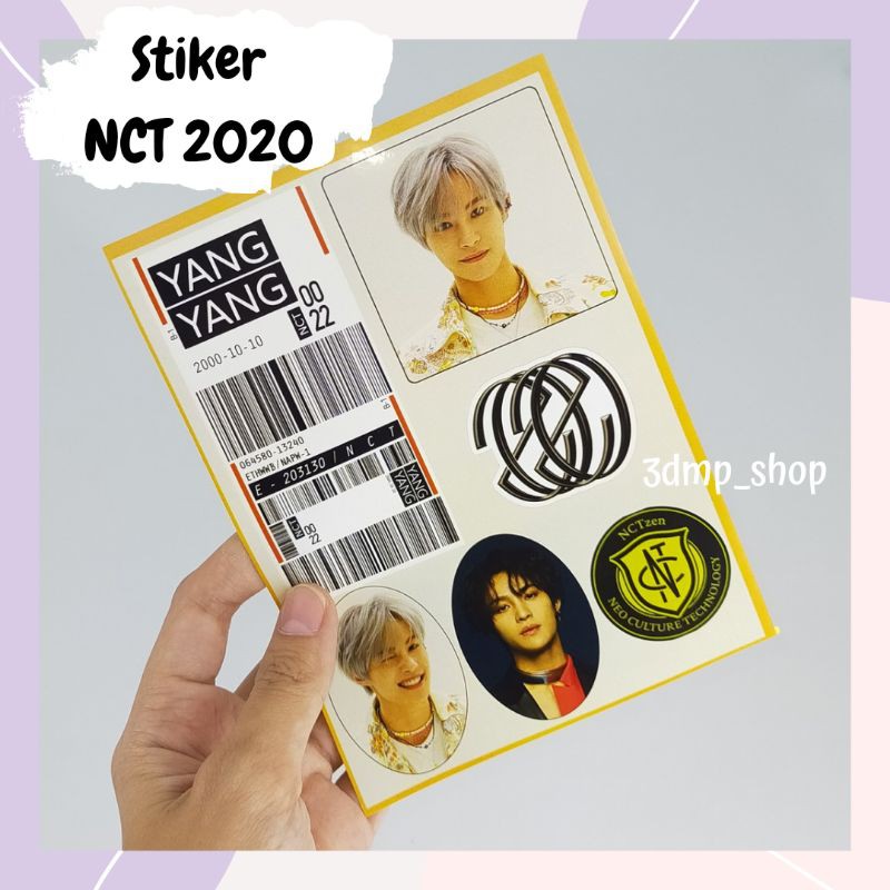 Stiker Barcode case hp aesthetic wayv yangyang kun shotaro sungchan winwin lucas ten hendery xiaojun