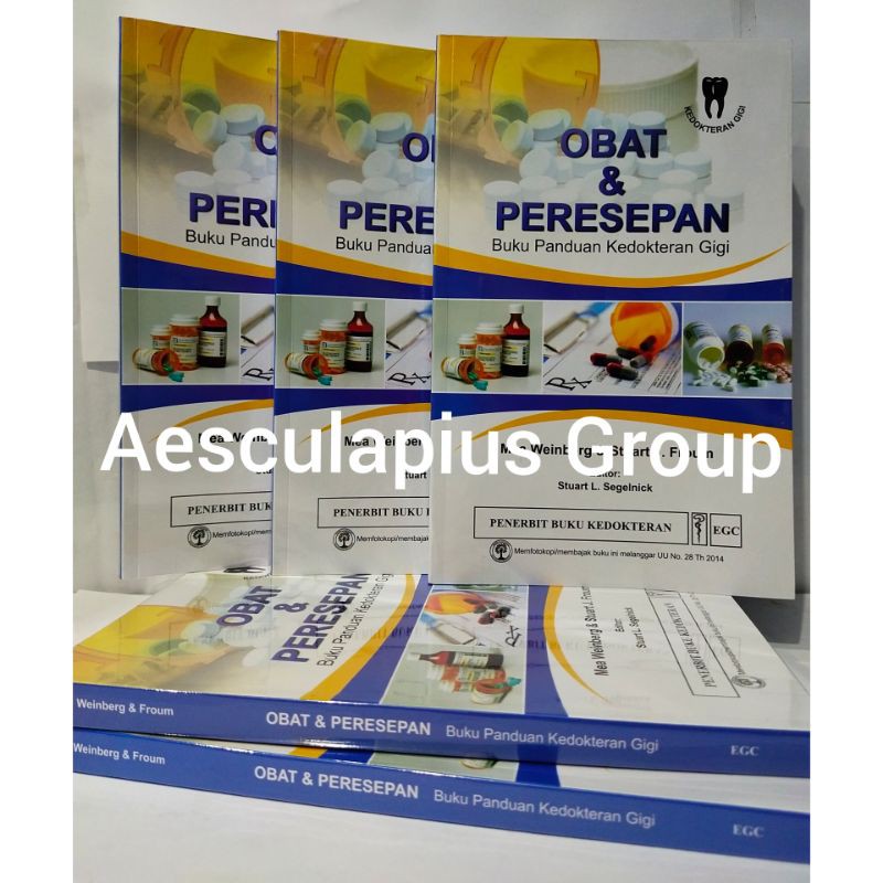 Obat dan Peresepatan Buku Panduan kedokteran Gigi,/EGC