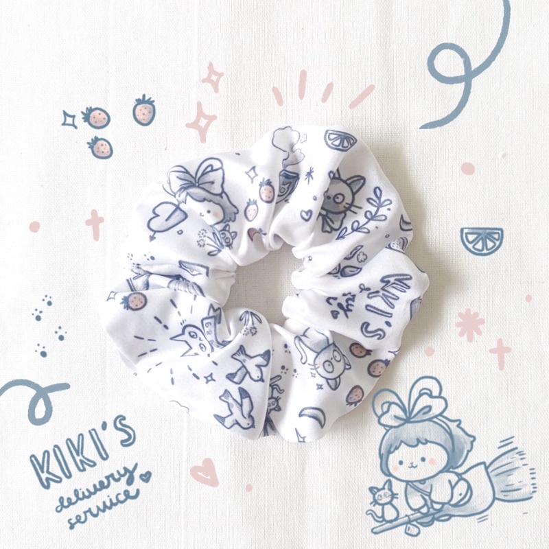 studio ghibli scrunchie / totoro scrunchie / kikis’s delivery service scrunchie / spirited away