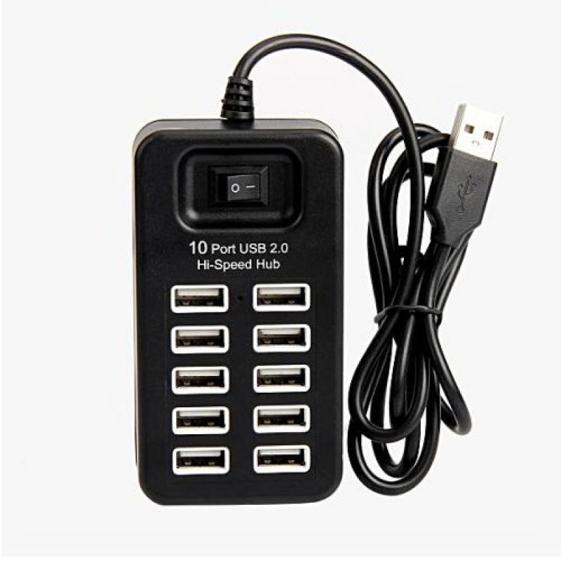 SKU-1098 USB HUB 2.0 10 PORT PANJANG KABEL 1 METER HI SPEED / 1M