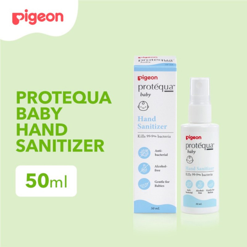 Pigeon Protequa Baby Hand Sanitizer Spray Aman untuk Bayi - 50 ml