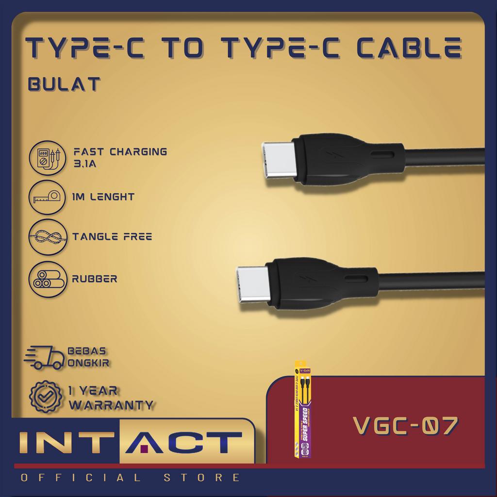 Kabel Data V-GeN VGC-07 Type C to Type C QC 4.0 PD 60W 3.1A 1 Meter