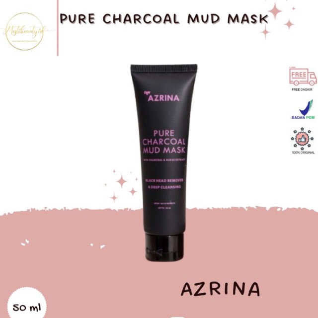 AZRINA PURE CHARCOAL MUD MASK