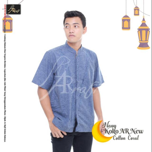 Koko arrafi New | Koko Ar Rafi Motif Bordir Koko Lebaran Koko Ar Rafi Men