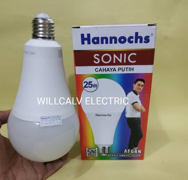 LAMPU LED HANNOCHS SONIC 25W 25WATT 25 W - LAMPU LED HANNOCH SONIC 25W 25WATT 25 W CAHAYA PUTIH