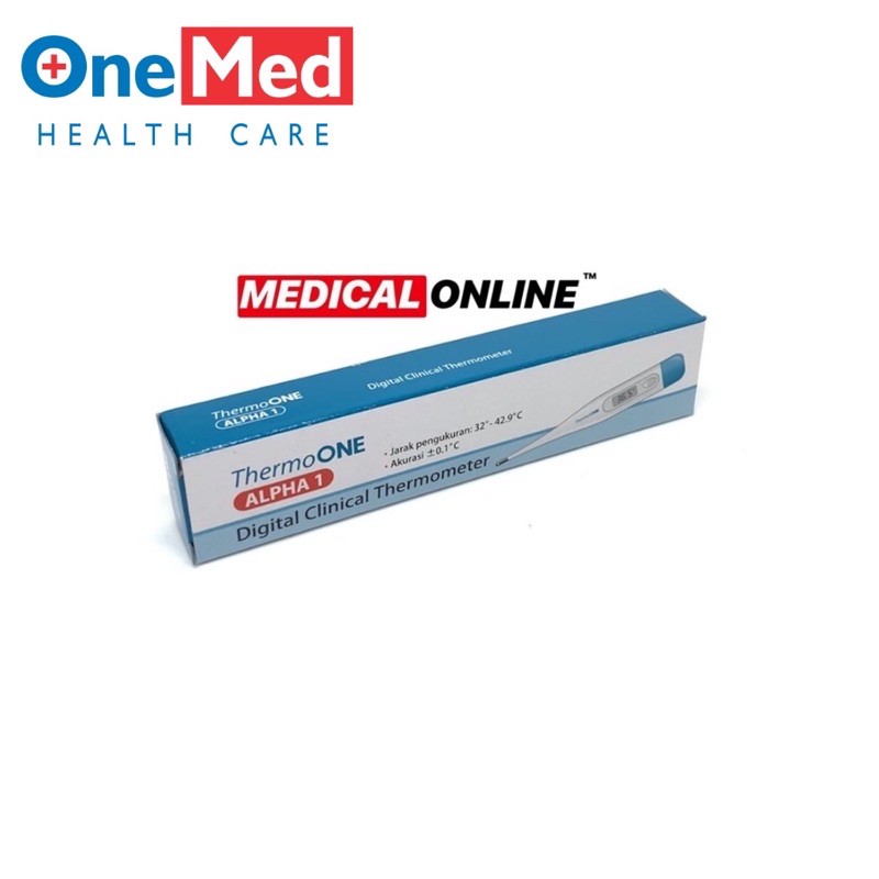 THERMOMETER DIGITAL ALPHA 1 ONEMED MEDICAL ONLINE TERMOMETER MEDICALONLINE
