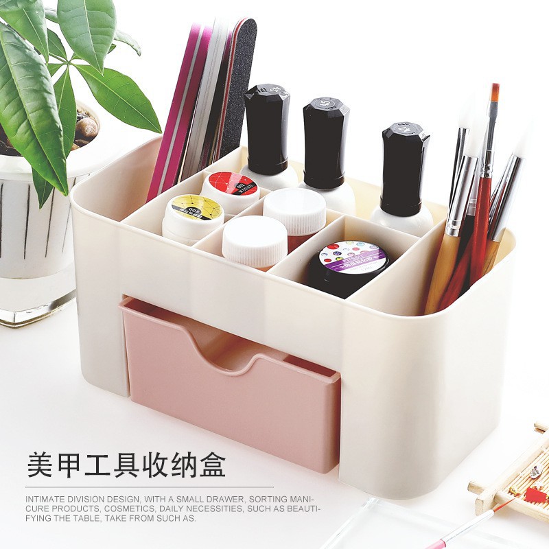 ~ PIYOSHI08 ~ Kotak Kosmetik Laci Organizer Cosmetic Box Penyimpanan Alat Make Up Murah AF25