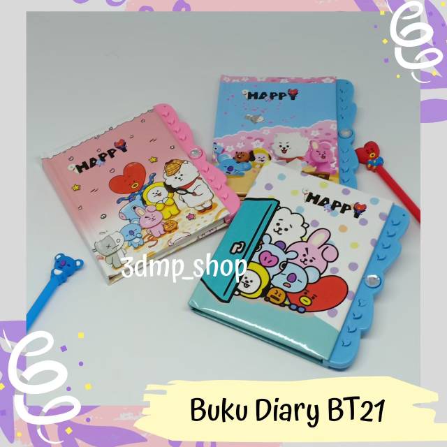 buku diary bt21 kpop