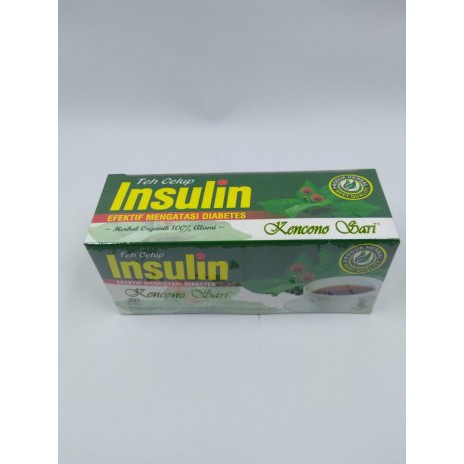 Teh Celup Insulin Kencono Sari Teh Obat Herbal Diet Diabetes Gula Darah Asli Original