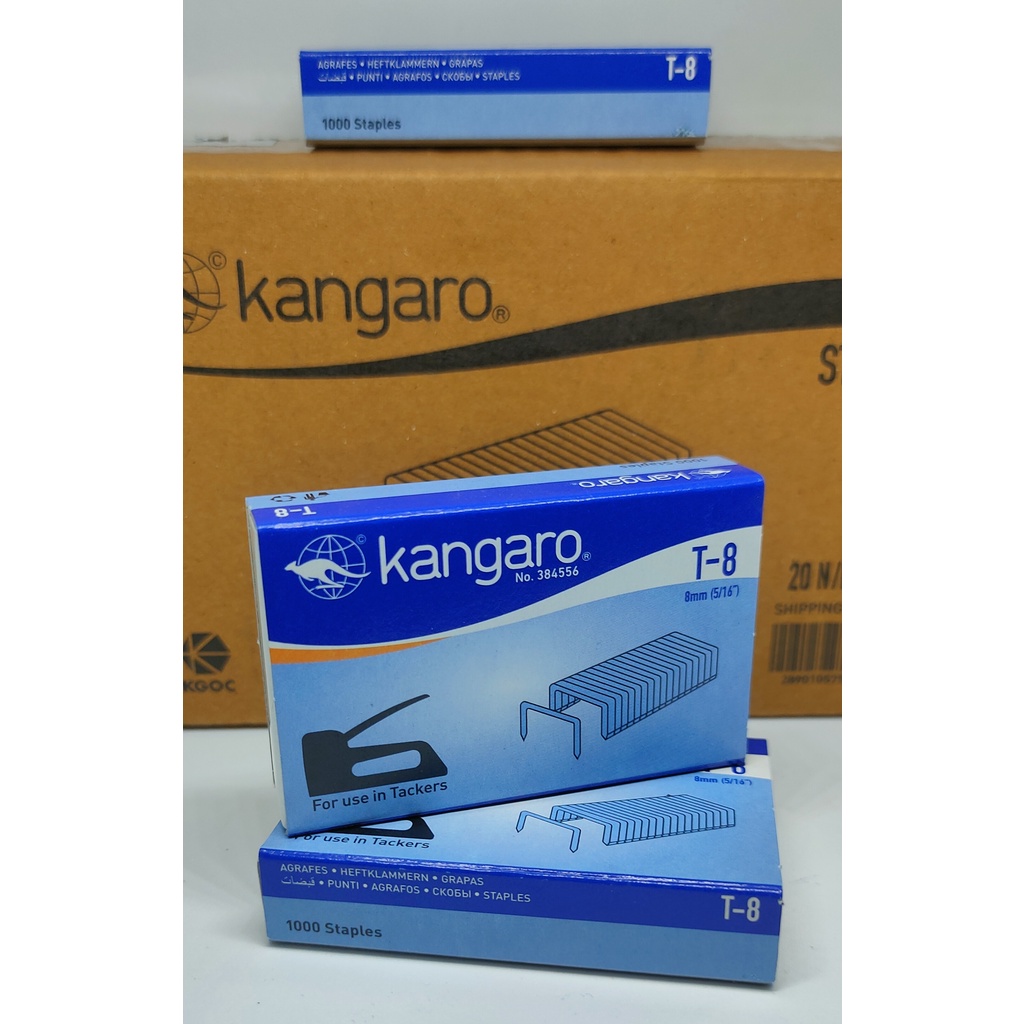 ISI STAPLES TEMBAK KANGARO / ISI STAPLER TEMBAK T8 / ISI STAPLES GUN TACKER KANGARO
