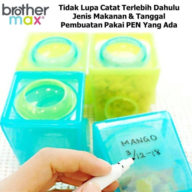 Brother max weaning pots large - kontainer mpasi bayi