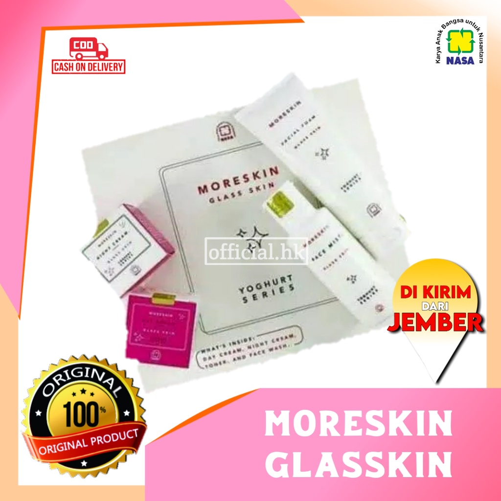 Paket glaskin/produk terbaru nasa/paket glowing/whitening