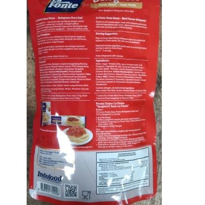 

⇰ La Fonte Pasta sauce Bolognese 315 gram ㅿ
