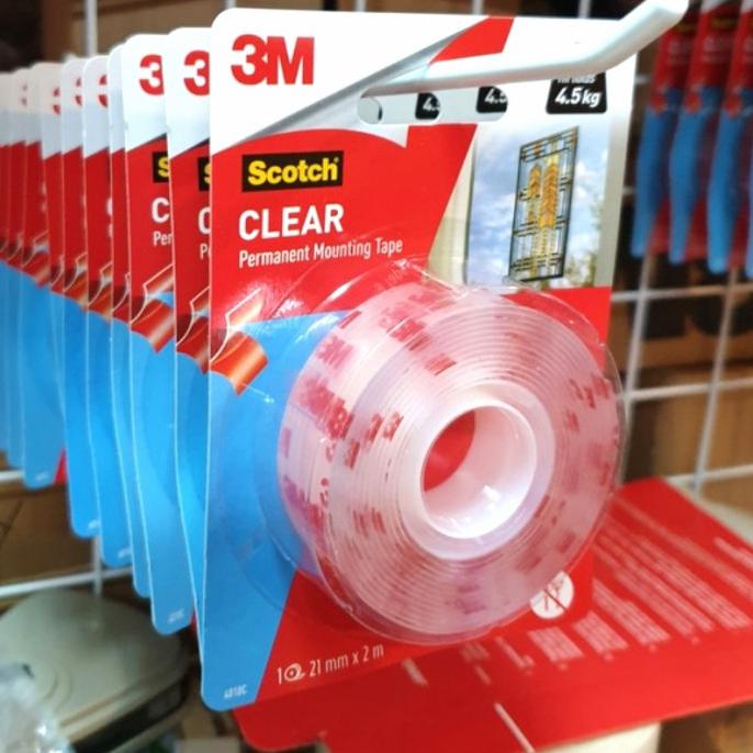

Promo!! 3M Tape Trasfaran Doble Tape/Doble Tape Permanent Bening