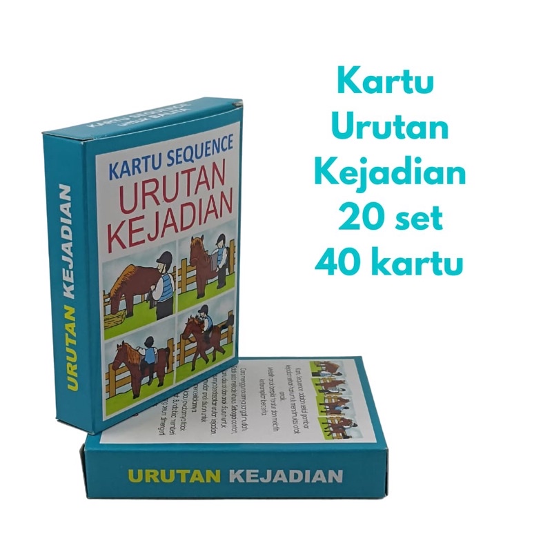 flash card sequence urutan kejadian
