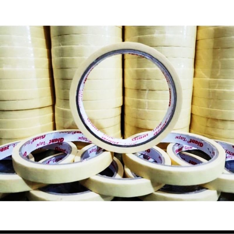 

MASKING TAPE / lakban kertas 12mmx15 yard