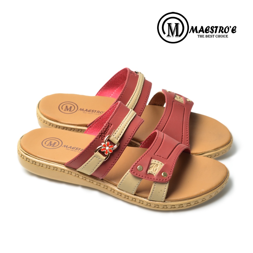 SANDAL SLOP WANITA FLAT TEPLEK TERBARU KEKINIAN SENDAL SELOP PEREMPUAN SLIP CEWEK SLIDE IBU PESTA KONDANGAN