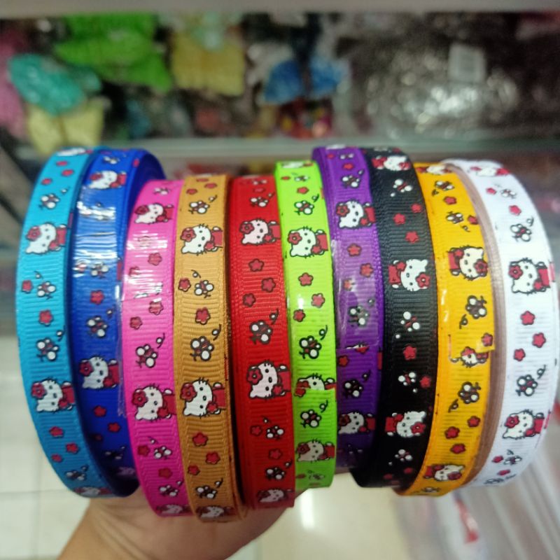 

Pita Grosgrain Motif HK(Hello Kitty) 3/8" (1cm)