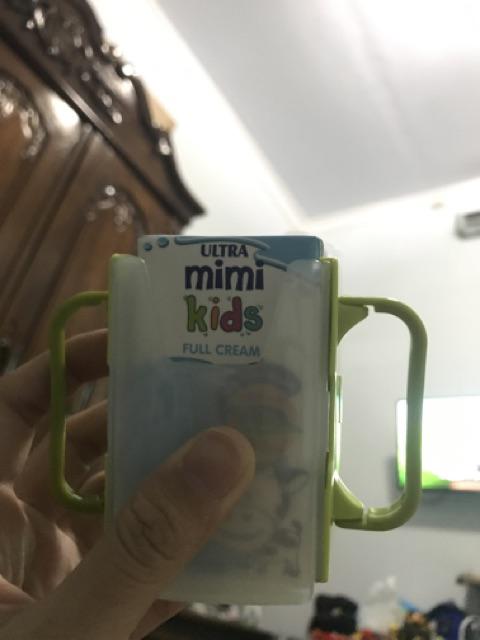 Milkbox Milk Juice Box Holder / Tempat Pegangan Kotak Susu / Juice Holder / Baby Milk Box Holder
