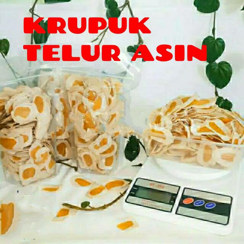 

Kerupuk Telur Asin Gurih Kemasan 200 Gram