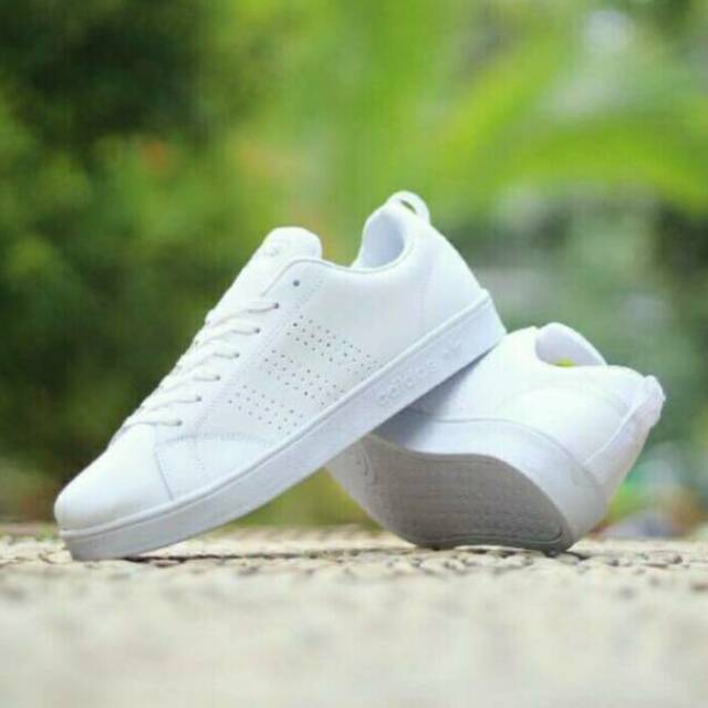 Adidas Neo Advantage "Putih Polos" For Women / Sepatu Casual