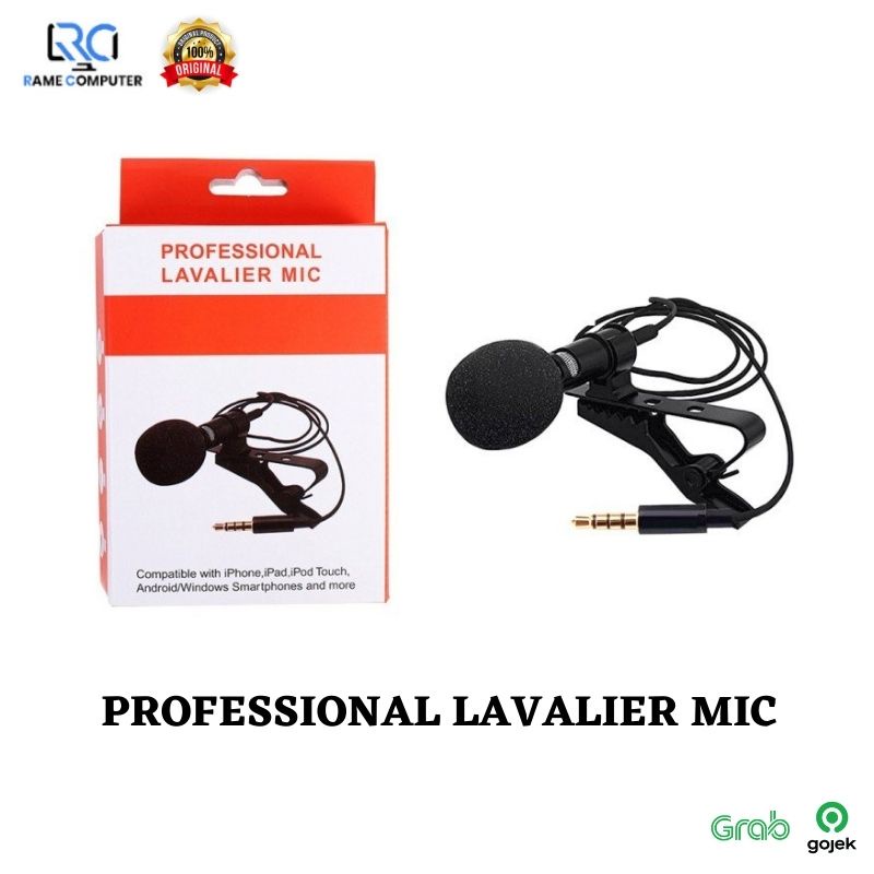 PROFESSIONAL LAVALIER MIC / LAVALIER MIC CLIP PORTABLE 3.5mm - Q10