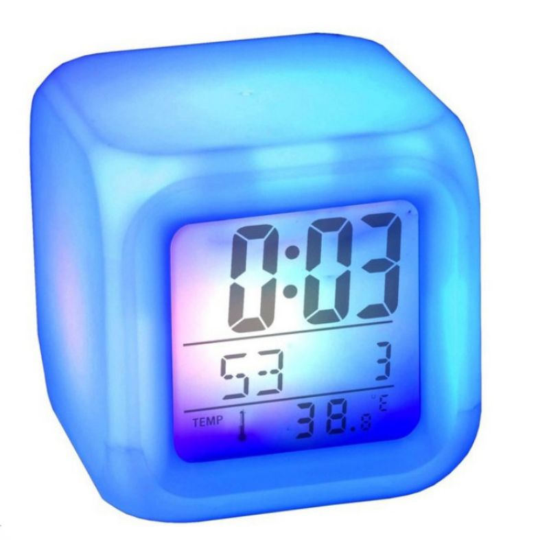 JAM DADU/JAM DIGITAL MOODY CLOCK JAM KUBUS POLOS DIGITAL BERUBAH